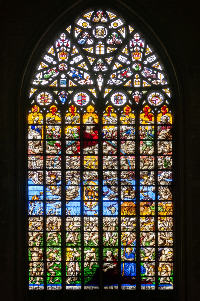 Westfenster „Jüngstes Gericht“ (Entwurf vermutlich Bernard Van Orley, 1528)