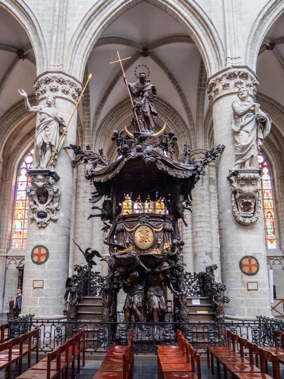 Kanzel aus Eiche (Hendrik Frans Verbrugghen, 1695–99)
