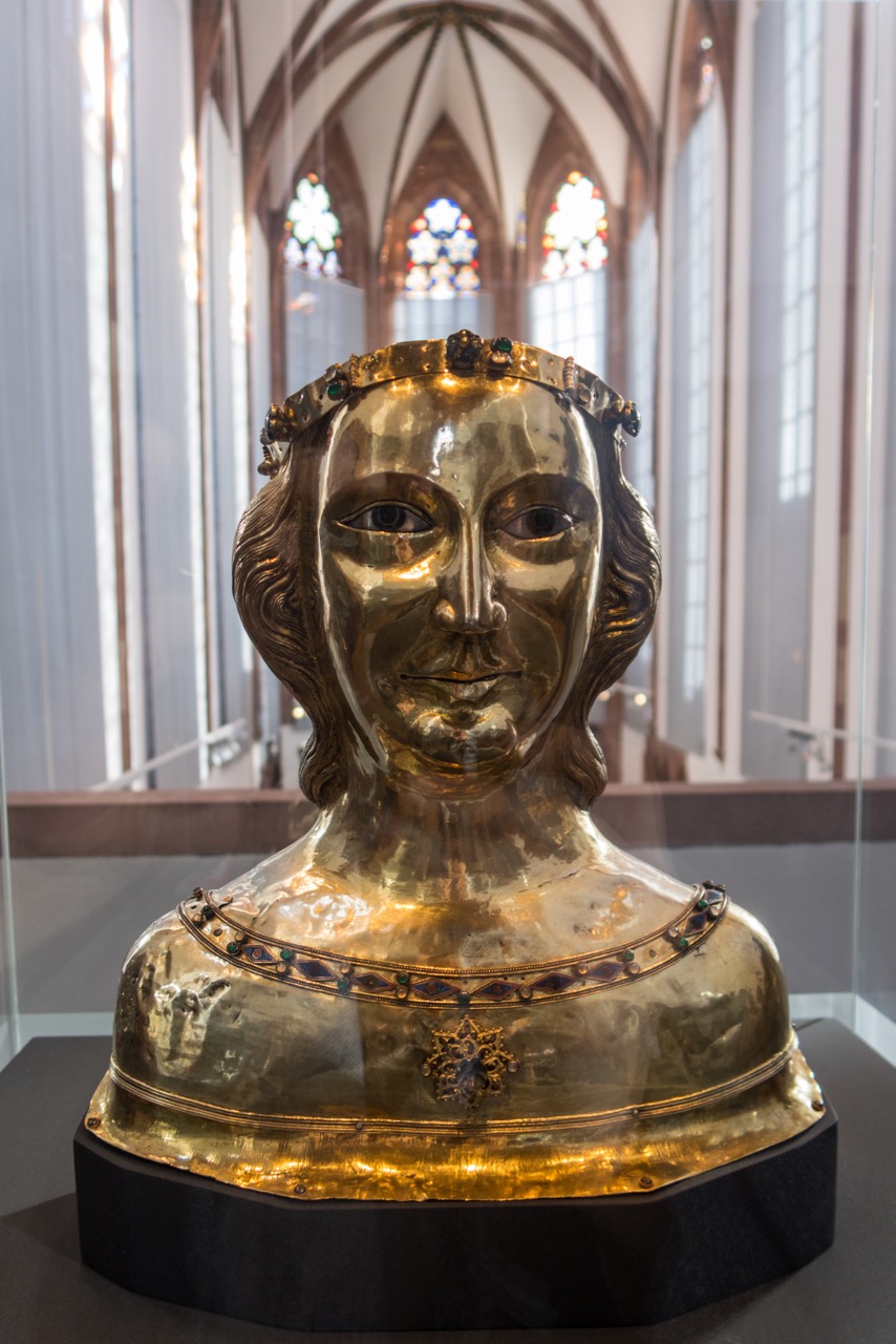 Münsterschatz: Büstenreliquiar der hl. Ursula, Anfang 14. Jh.
