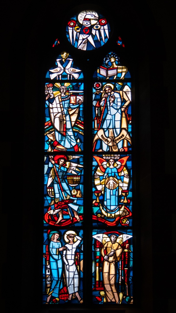 Evangelistenfenster „Johannes“ (Robert Schär, 1957/58)