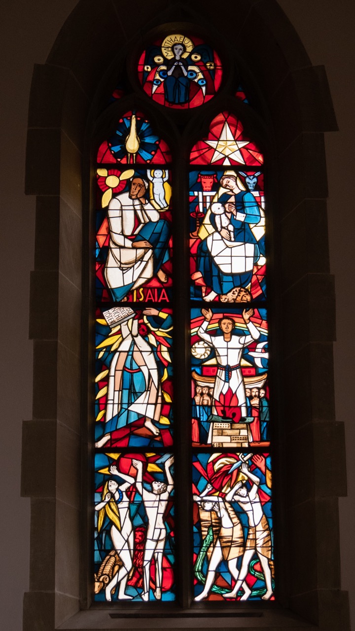 Evangelistenfenster „Matthäus“ (Robert Schär, 1957/58)