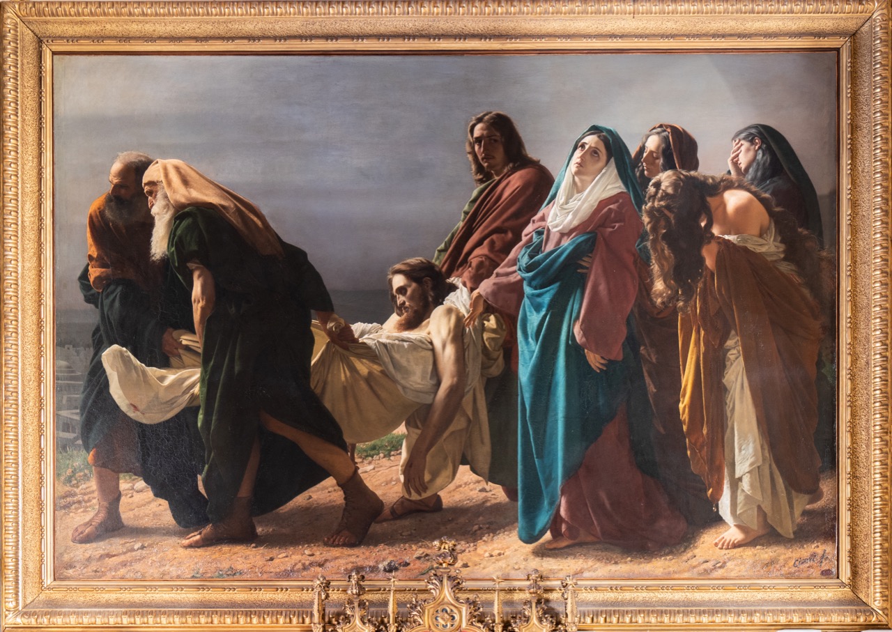 Gemälde „Grablegung Christi“ (Antonio Ciseri, 1864–1870)