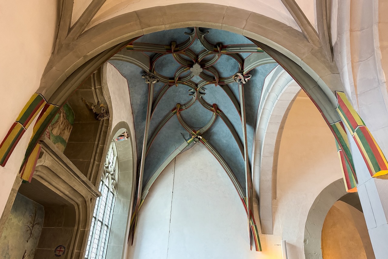 Gewölbe im nördlichen äußeren Seitenschiff (1516)