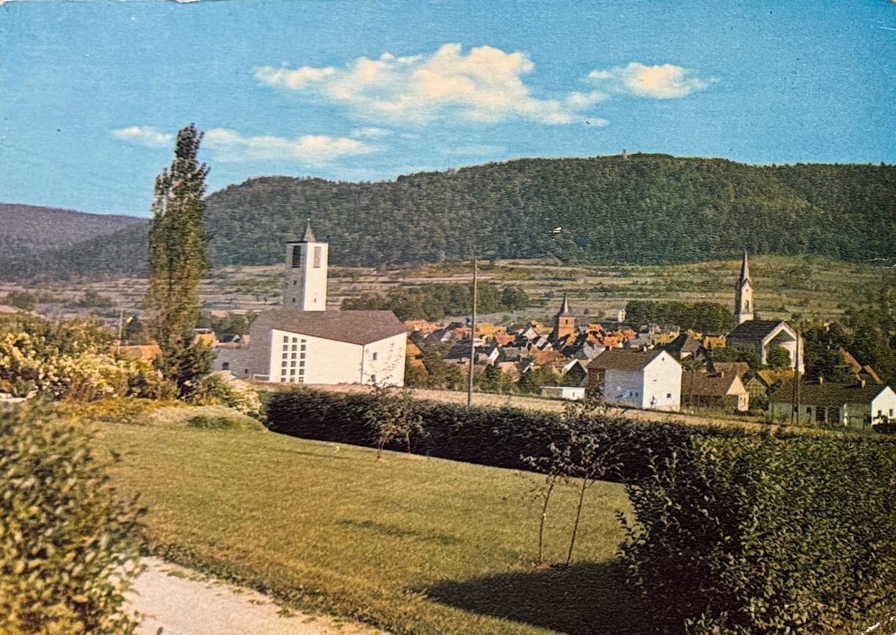 Ansicht von Nordwesten nach der Fertigstellung im Jahr 1961
