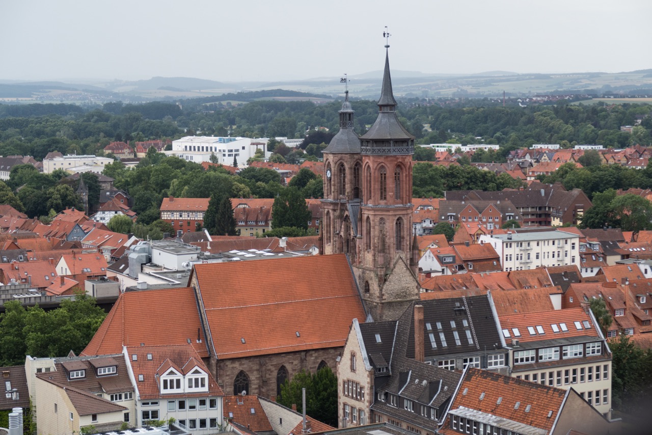 Ansicht vom Turm der St.-Jacobi-Kirche aus