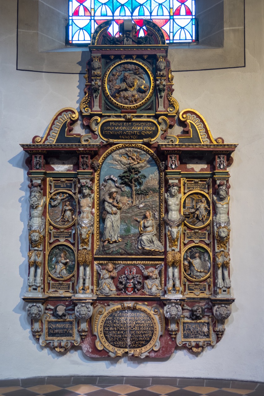 Grabepitaph für Dechant Maternus Gillenfelt, gest. 1607