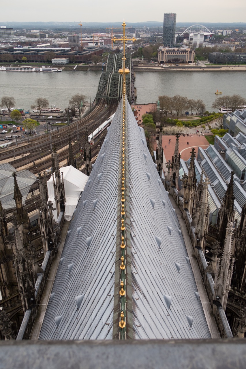 Köln, Dom, Dach des Chores