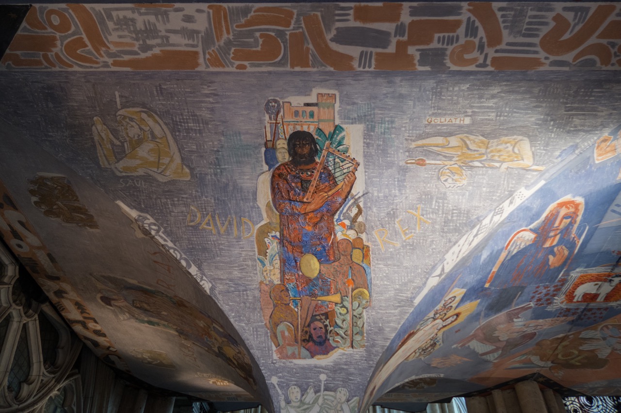 Köln, Dom, Fresko „König David“