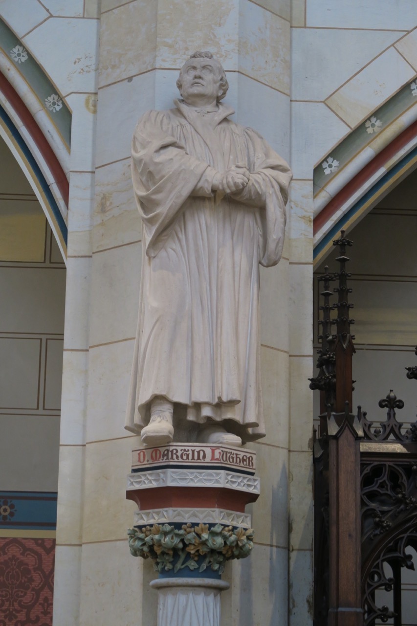 Kalksteinstatue von Martin Luther (Reisch, 1890)