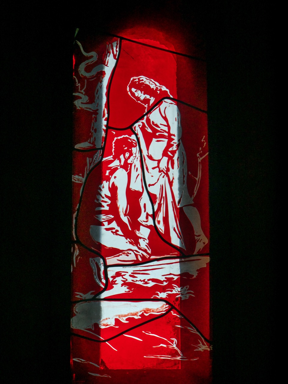 Elisabethkapelle, Fenster Neo Rauch, 2007