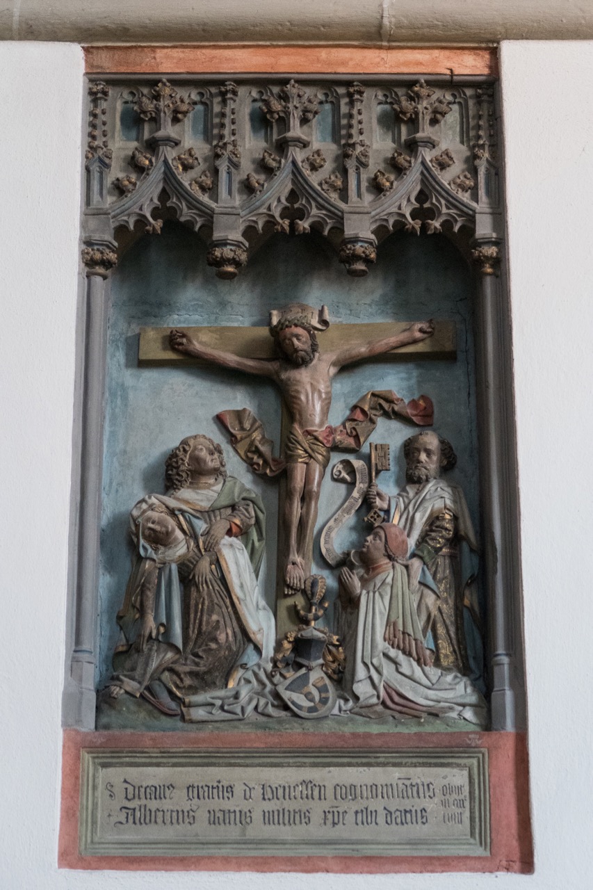 Spätgotisches Epitaph für Albrecht v. Bevessen, gest. 1458