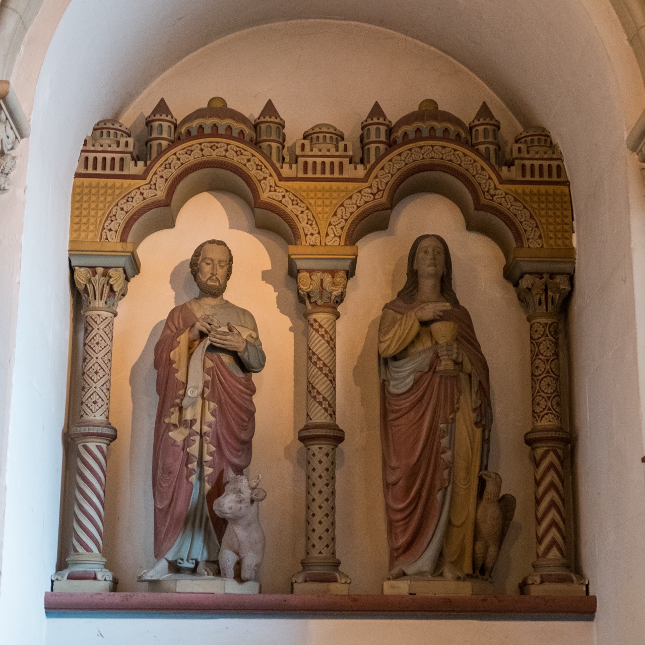 Evangelistenfiguren in der Marienkapelle