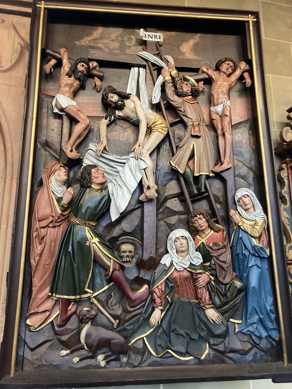 Grablegung Christi, rechter Flügel (um 1510)