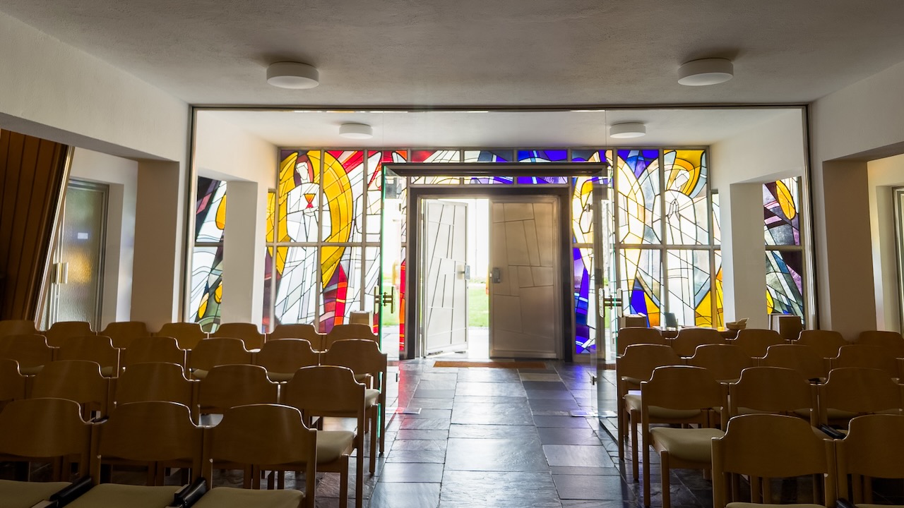 Ordenshauskapelle: Innenansicht zum Eingang