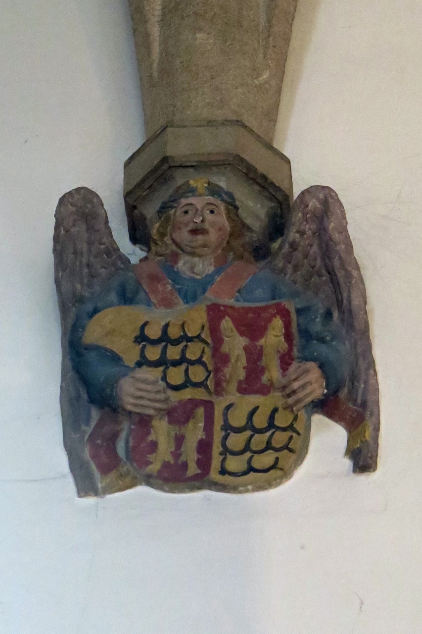 Konsolstein im Chor (Wappen der Grafschaft Württemberg)
