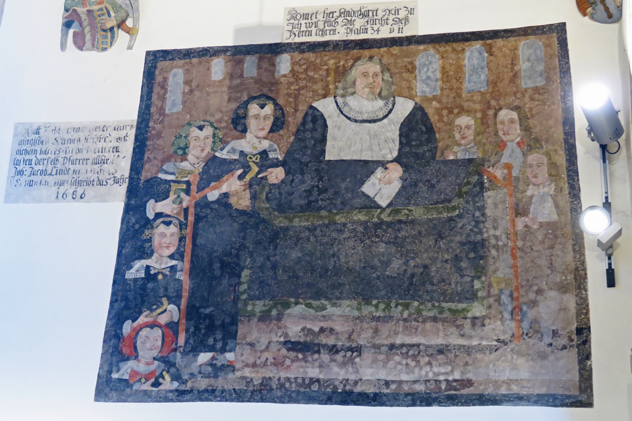 Wandbild im Chor (17. Jh.)