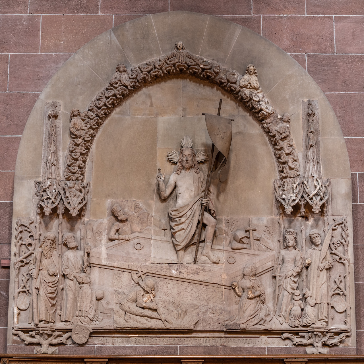 Relief „Auferstehung“ (1488; ursprünglich im Kreuzgang)