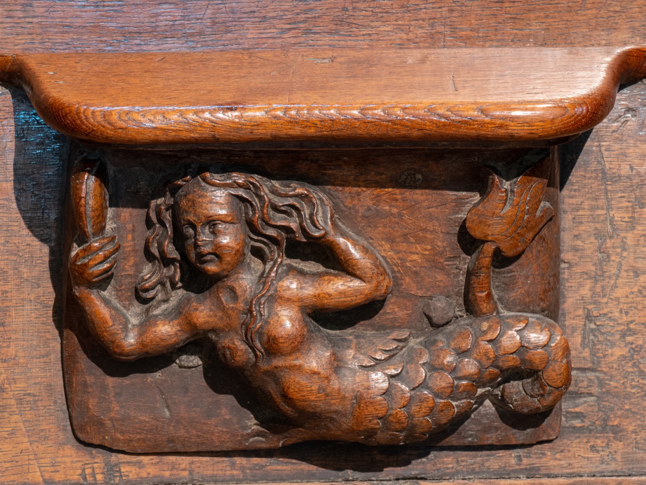 Chorgestühl in der Halbout-Kapelle (Fabien Croullière, 1619–20), Detail