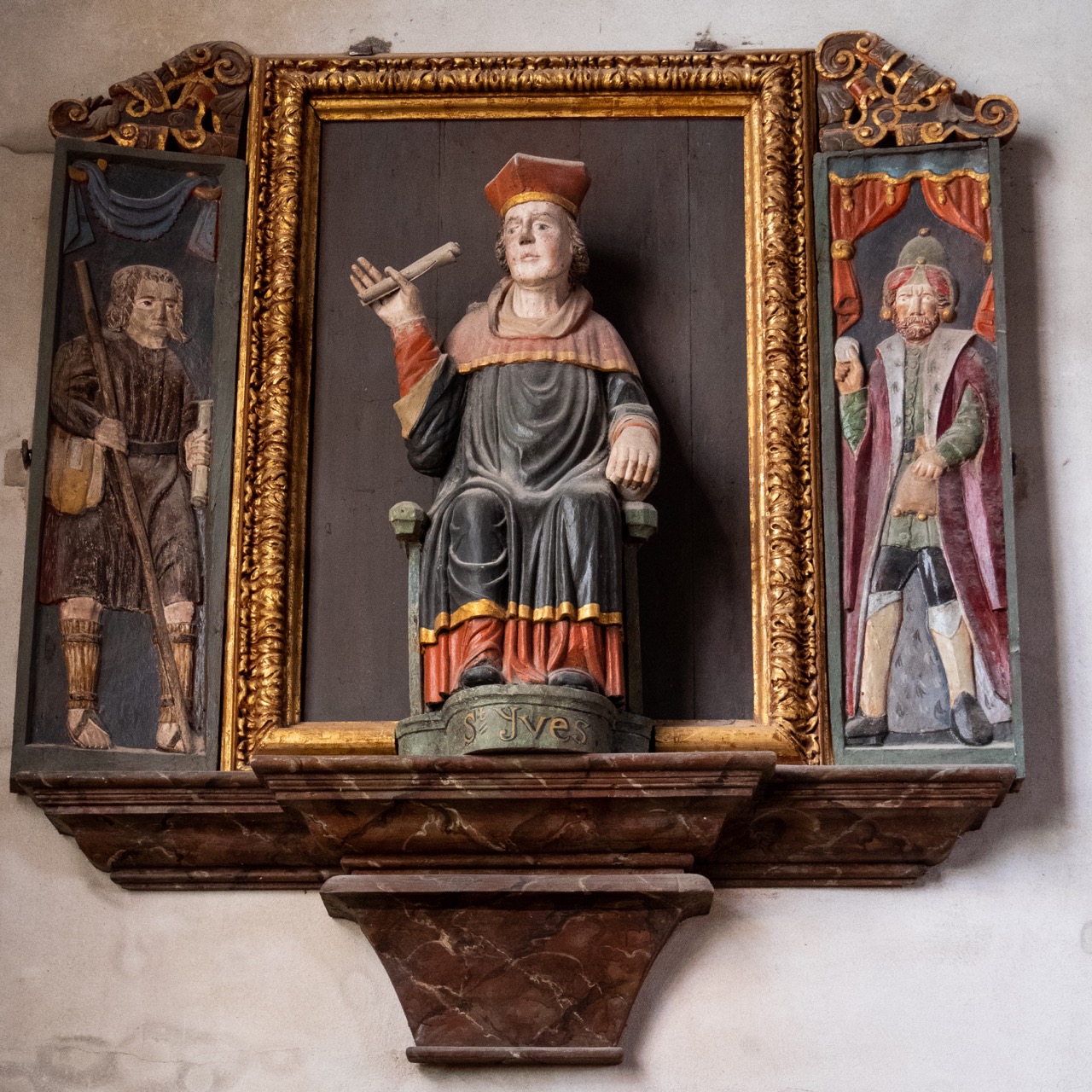 Triptychon „Der hl. Yves zwischen dem Reichen und dem Armen“ (17. Jh.)