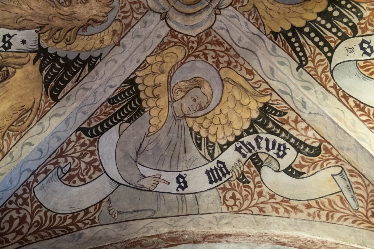 Evangelisten-Fresko, Detail „Matthäus“ (um 1460)