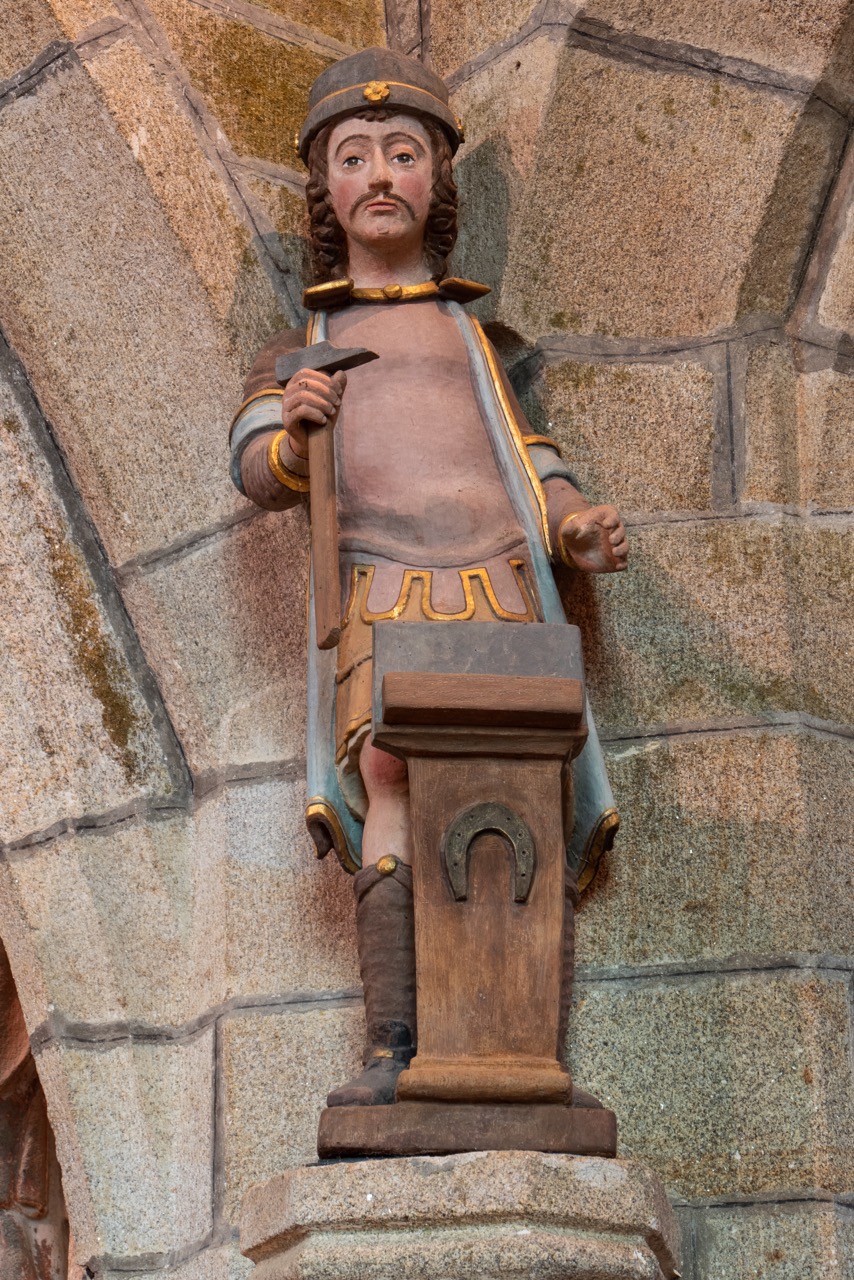 Statue des hl. Eligius (Éloi) von Noyon
