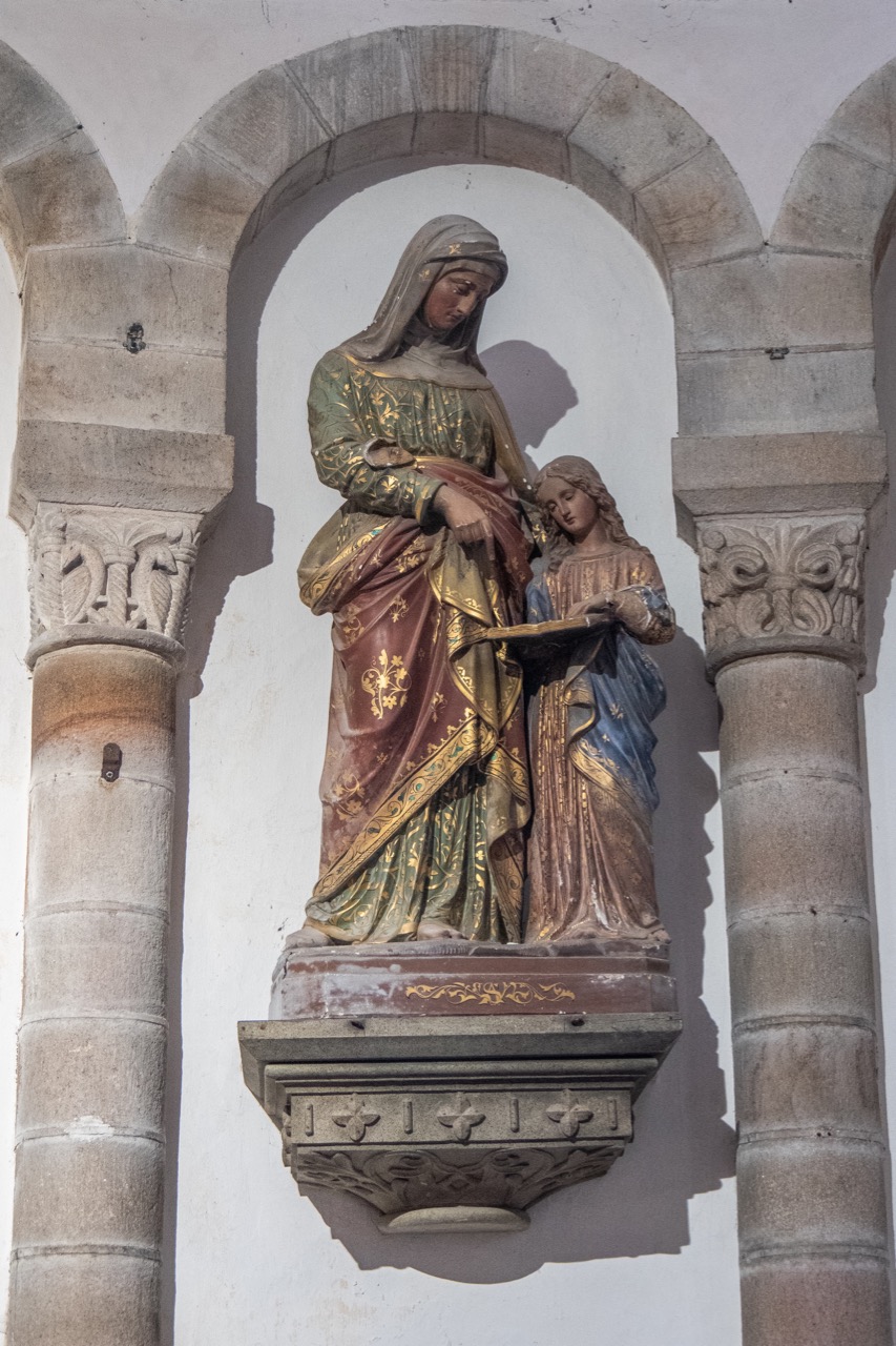 Statue der hl. Anna mit Maria (19. Jh.)