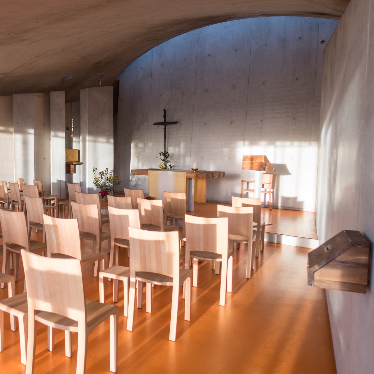 Oratoire Notre-Dame-du-Haut, Innenansicht