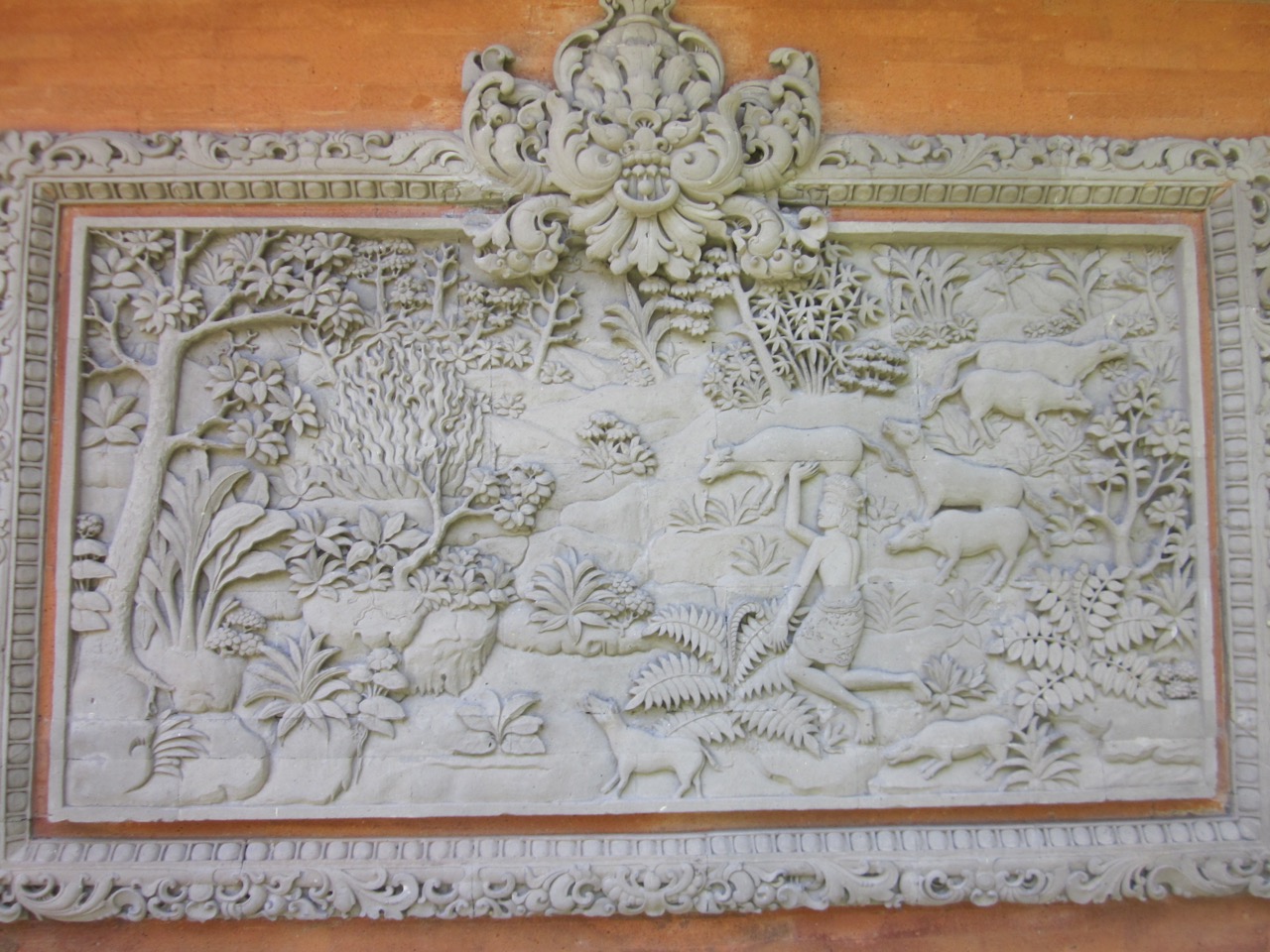 Relief Mose am Dornbusch