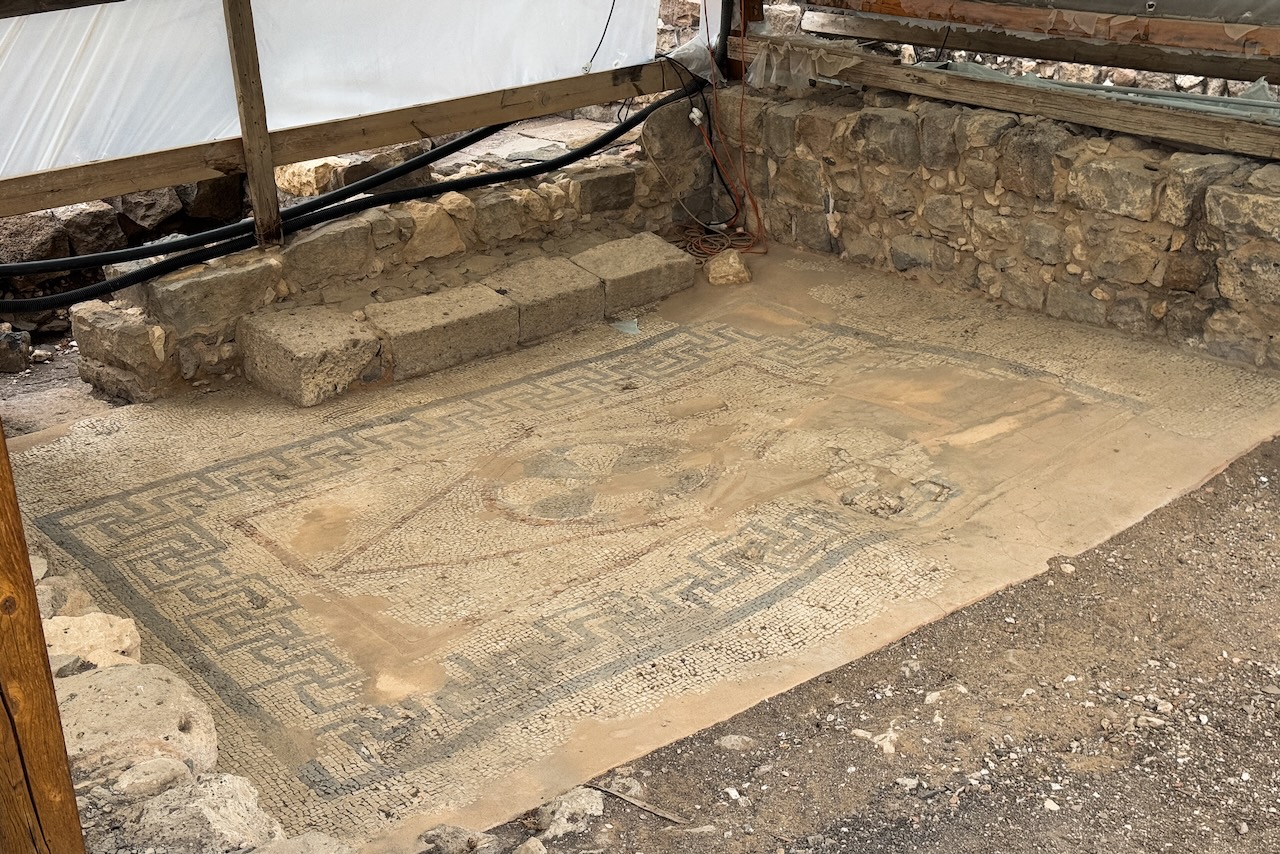 Ausgrabungen Siedlung, Mosaik