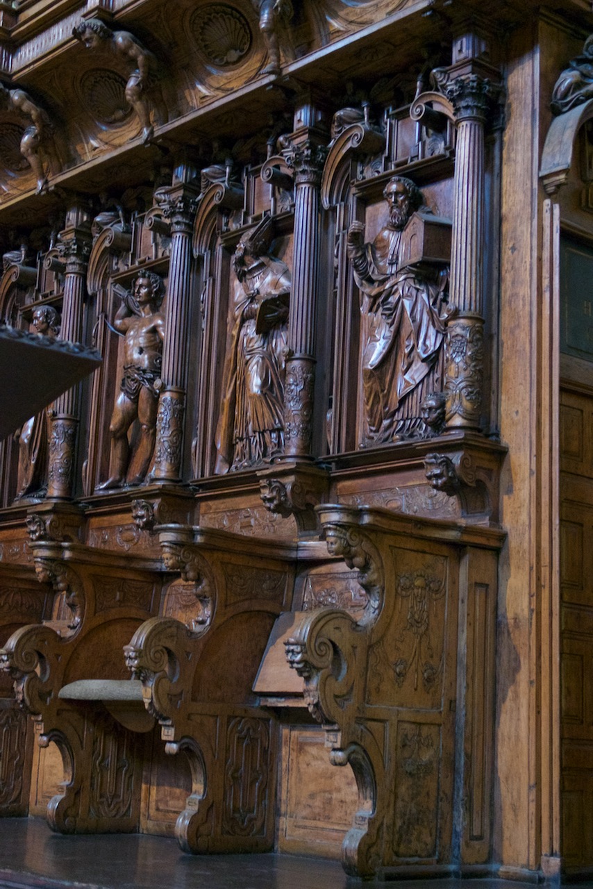 Chorgestühl, Detail (Martín Alonso de Mesa, Pedro de Noguera, 17. Jh.)