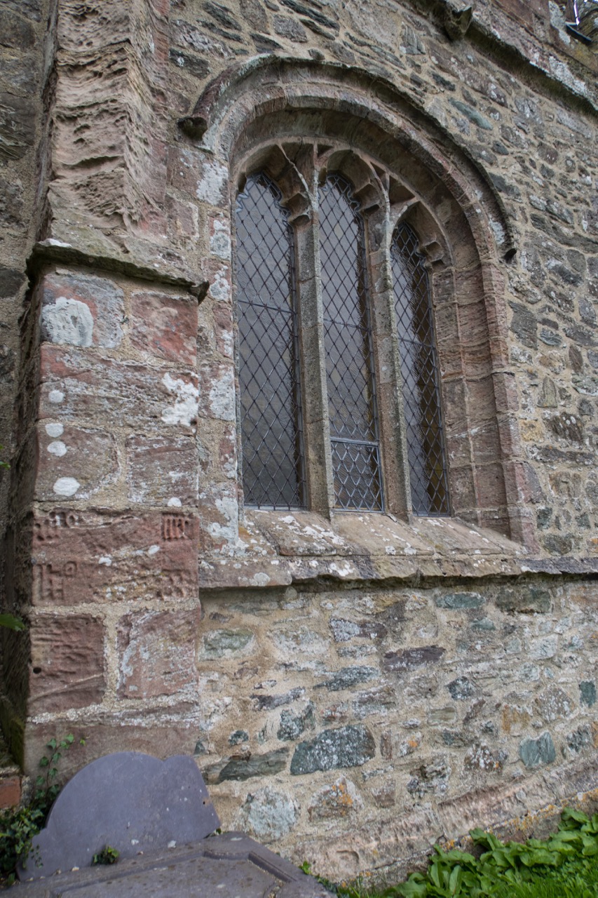 Window in the south wall (late 15th cent.)