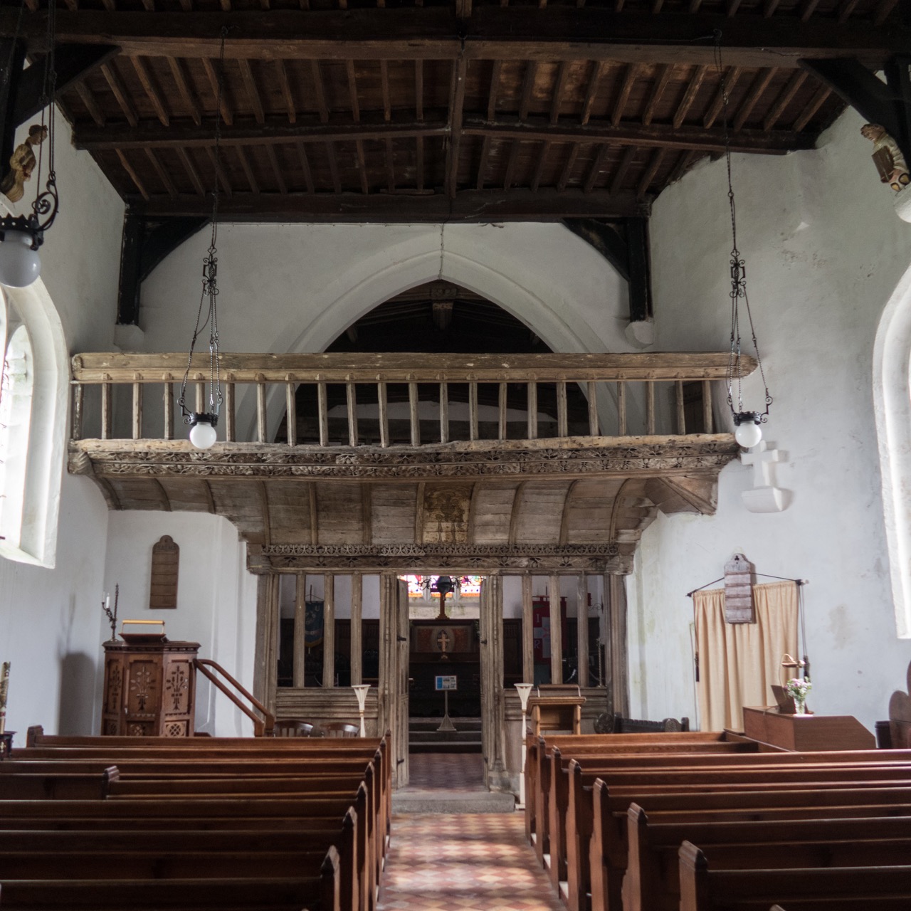 St Eilian’s Church, interior view