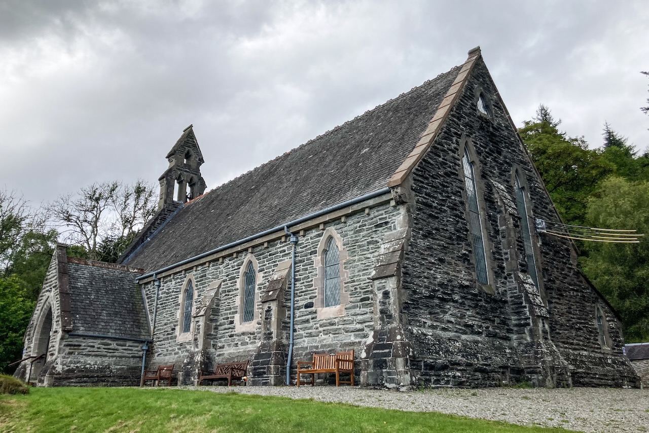 New church, view from the south east