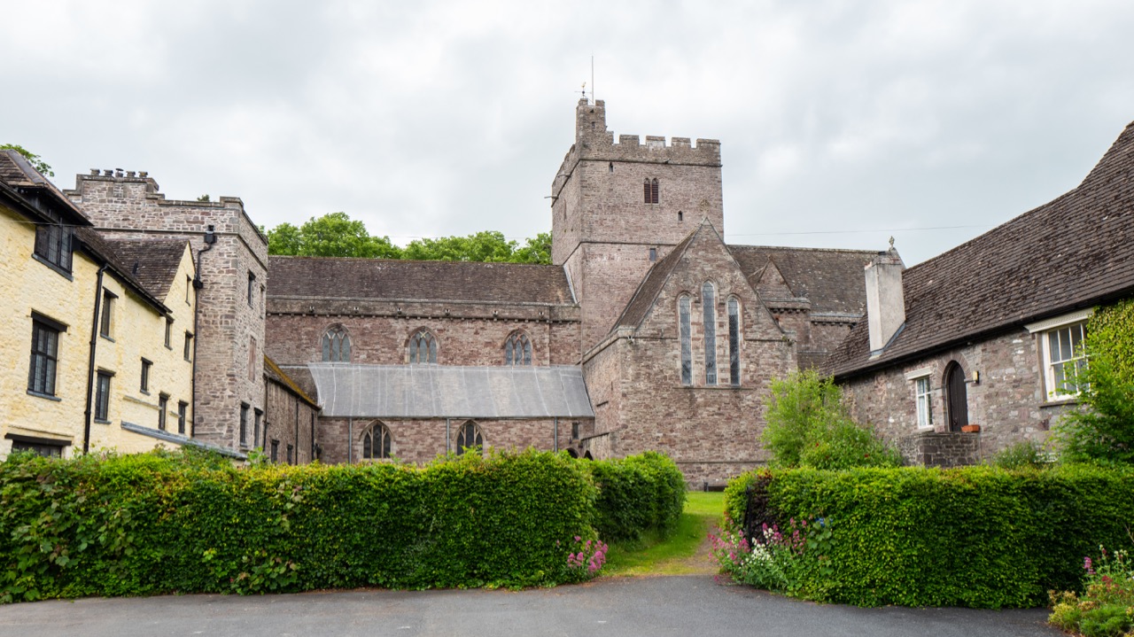 View of the monastic site from the south