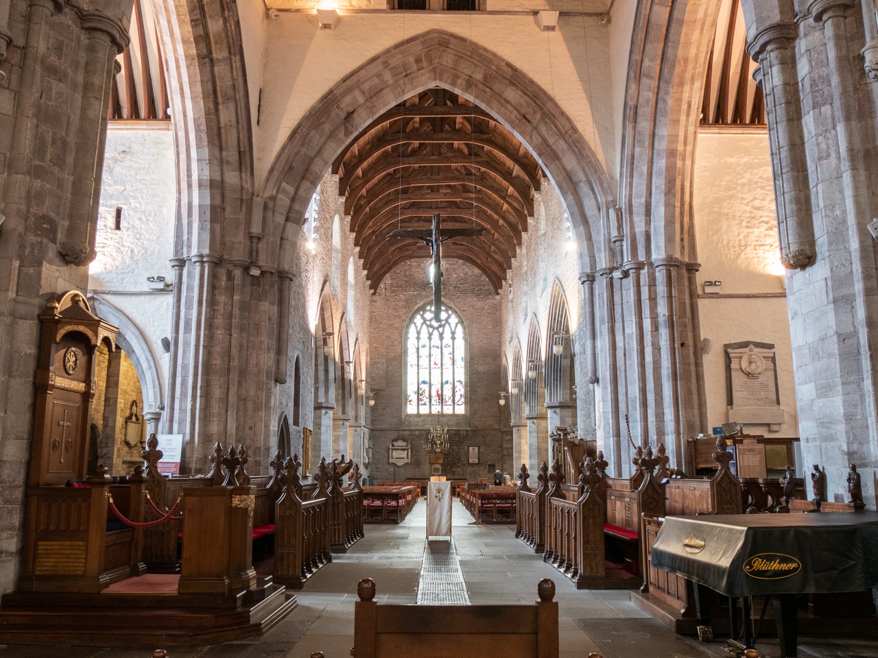 Interior view towards the western end