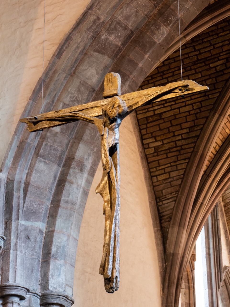 Bronze crucifix (Helen Sinclair, 2012)