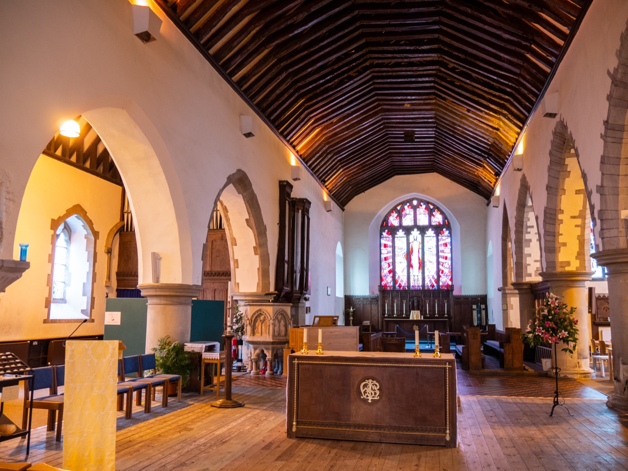 Interior view from the south side