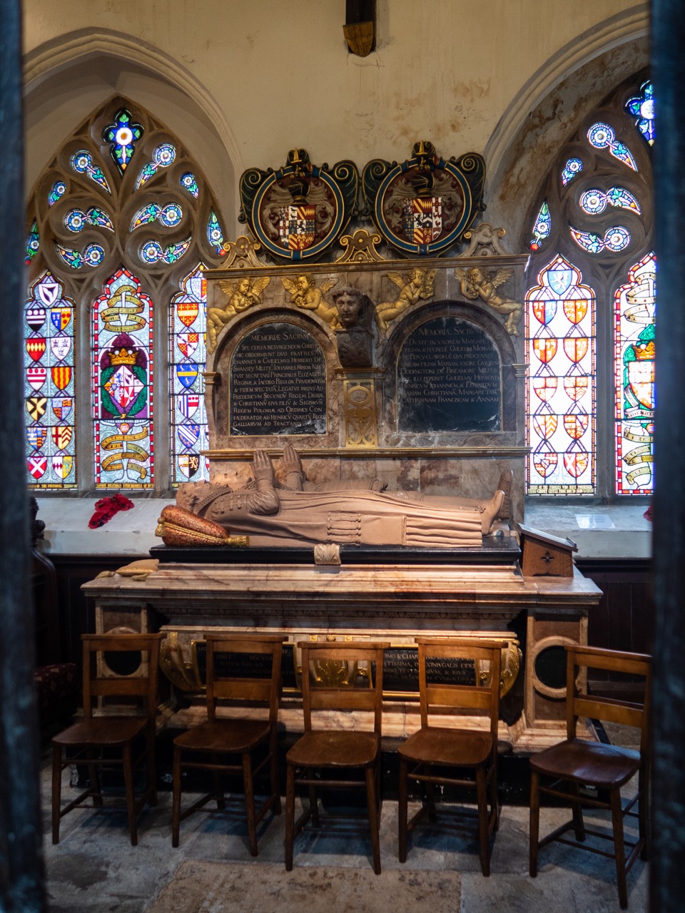 Monument to Sir William Herbert (d. 1609) and Sir John Herbert (d. 1617)