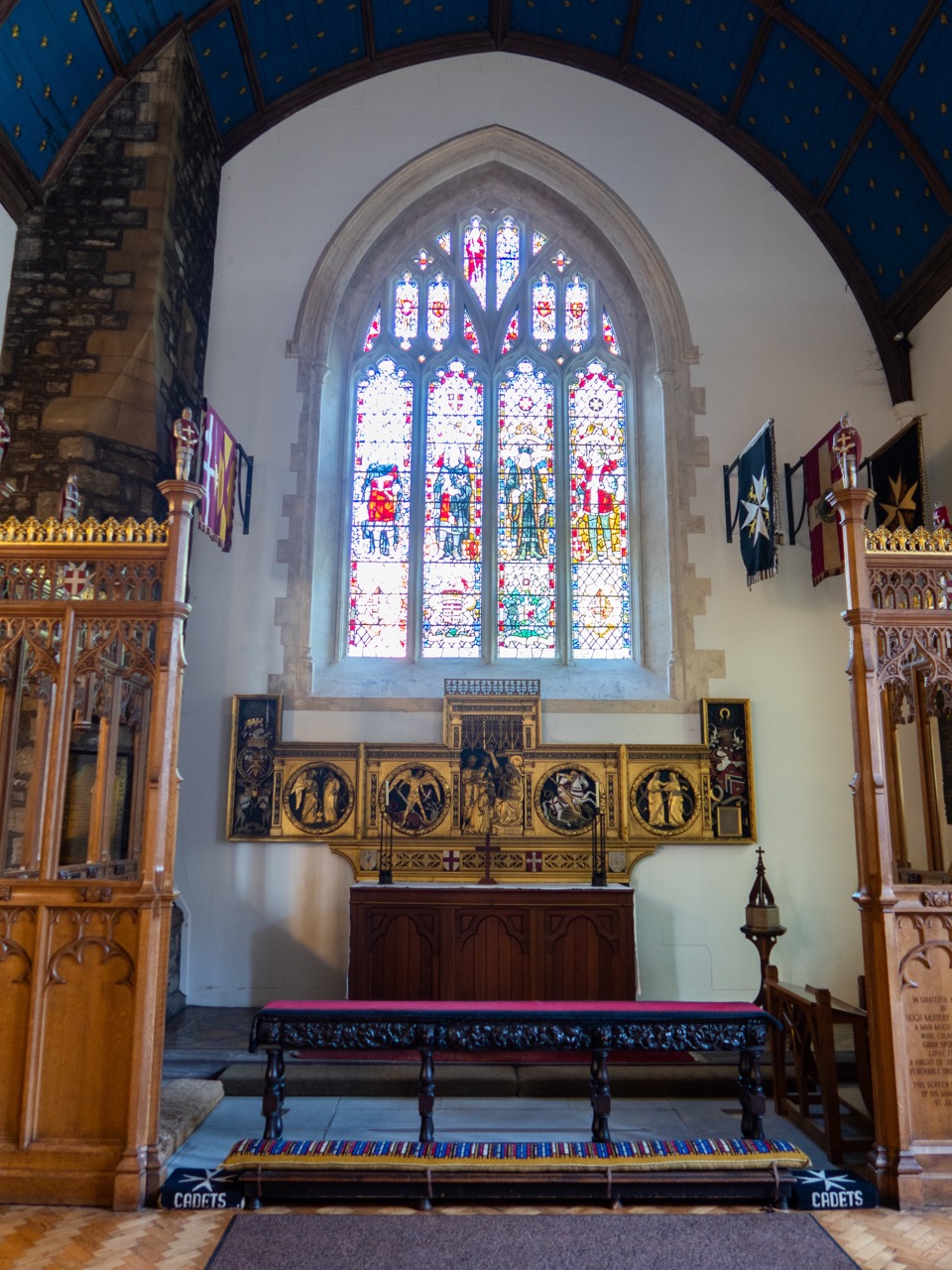 Chapel of the Order of St John (reredos by Ninian Comper) 