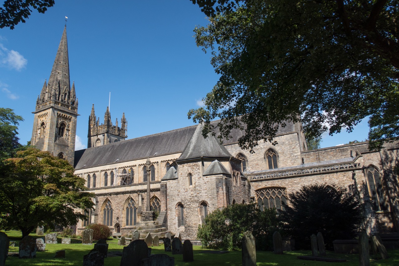 Llandaff Cathedral, view from the south east