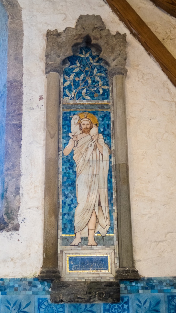 “Pastor Bonus“ (“The Good Shepherd“) mosaic (Powells, 19th cent.)