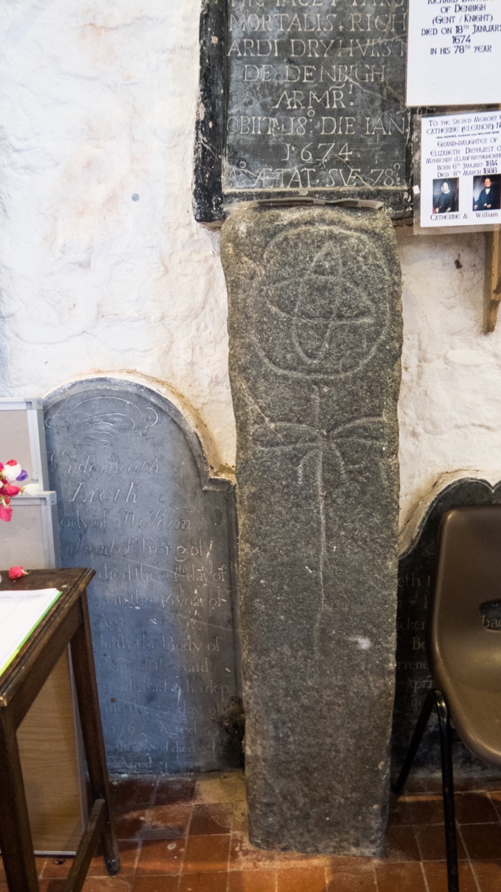 Stone slab with early Christian symbols (7th to 11th cent.)