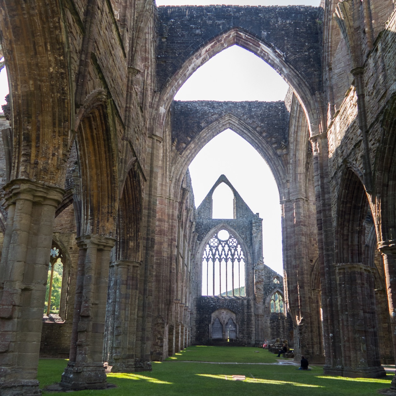 Tintern Abbey, interior view towards the west