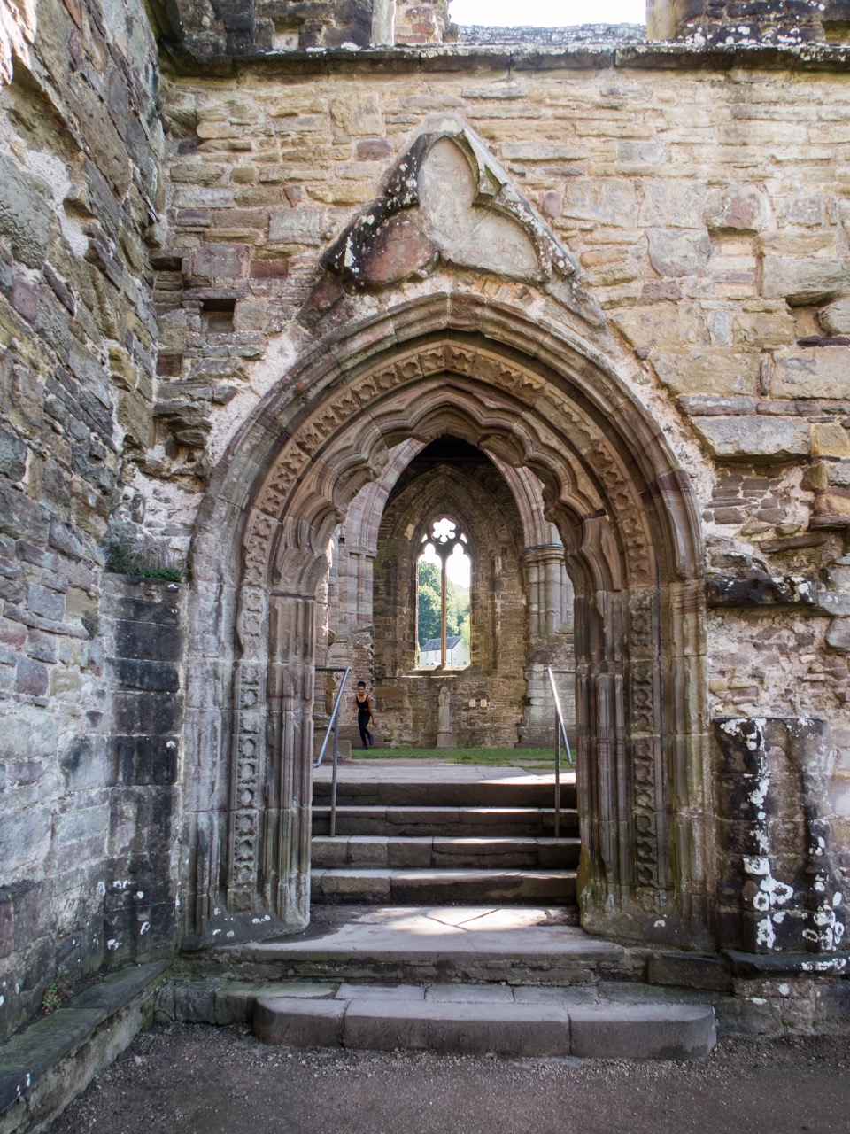 Processional doorway between cloister and north aisle