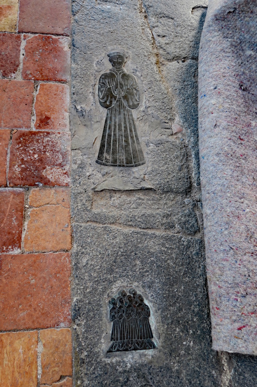 Brass of an unnamed civilian (c. 1450)