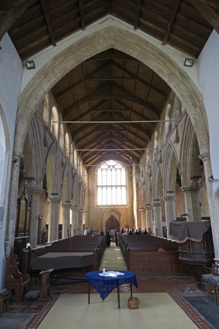 Interior view to the west side