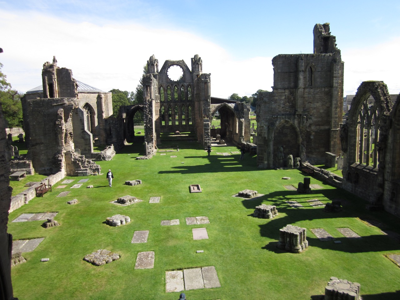 Elgin Cathedral, remains of nave and choir