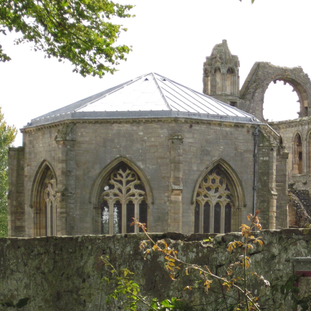 Exterior view of the chapter house