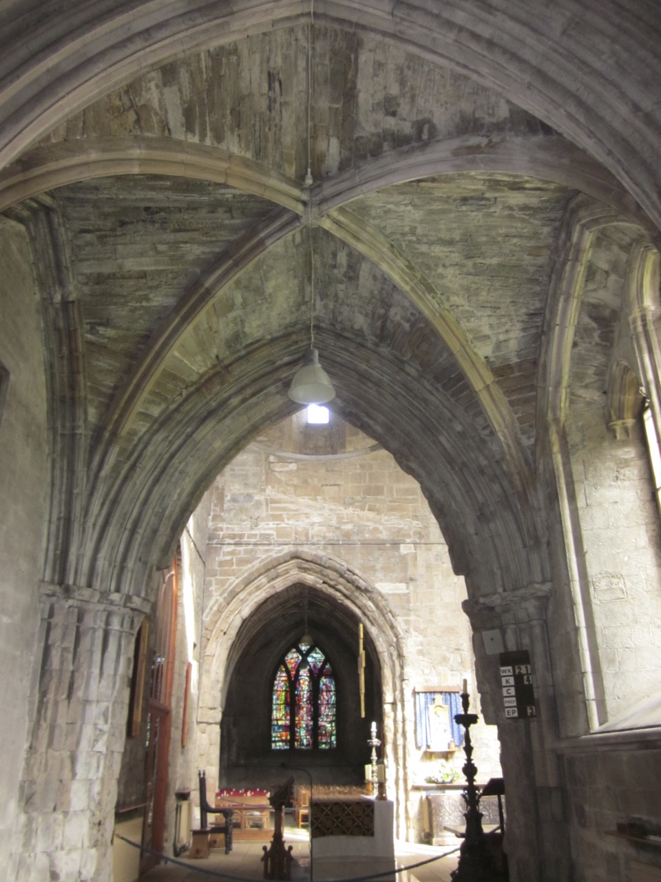 Pluscarden Abbey, interior view