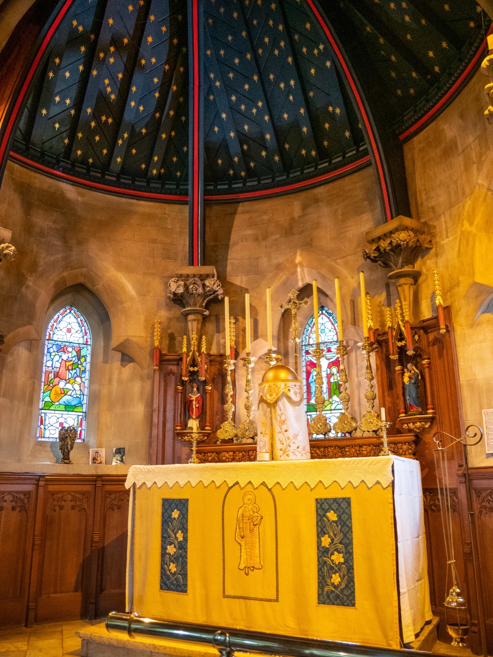 Chancel seen from the south side